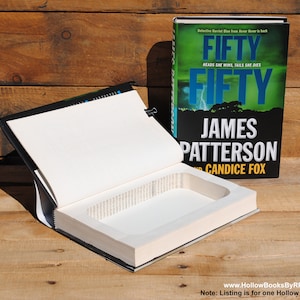 Holle boekenkluis - James Patterson - Fifty Fifty - Hollow Secret Book