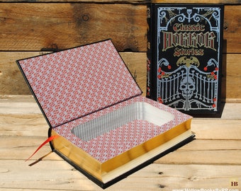 Hollow Book Safe - Classic Horror Stories - Leder gebunden (FS59S)