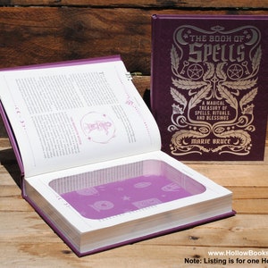 Hollow Book Safe - The Book of Spells - Hollow Secret Book