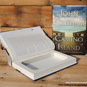 Cofre de Livro Oco - John Grisham - Ilha Camino - Livro Secreto Oco