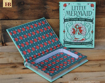 Book Safe - The Little Mermaid - Leather Bound Hollow Book Safe