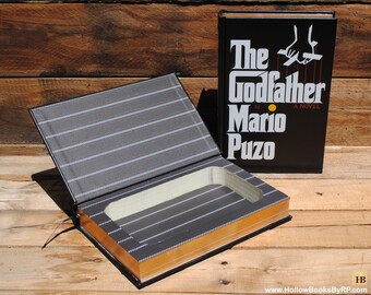 Book Safe - The Godfather - Leather Bound Hollow Book Safe