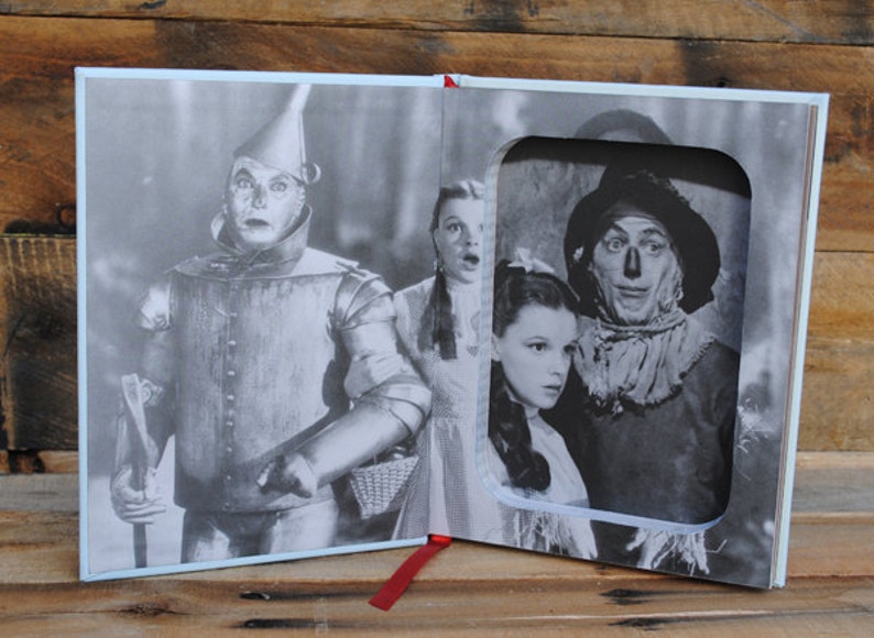 Book Safe The Wizard of Oz White Leather Bound Hollow Book Safe image 3