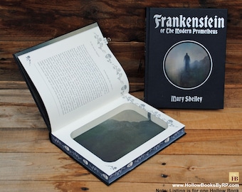 Hollow Book Safe - Frankenstein or the Modern Prometheus - Hollow Secret Book PE
