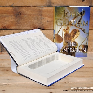 Hollow Book Safe - John Grisham - The Confession - Hollow Secret Book