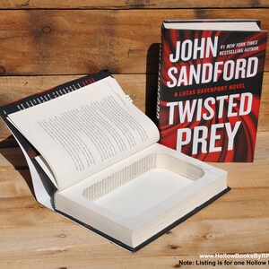 Hollow Book Safe - John Sandford - Twisted Prey - Hollow Secret Book