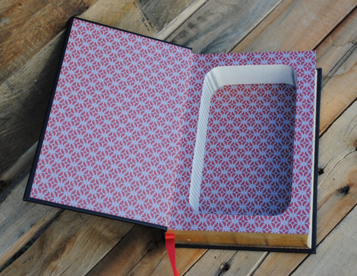 Hollow Book Safe Classic Horror Stories Leather Bound Etsy