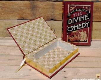 Book Safe - The Divine Comedy - Leather Bound Hollow Book Safe