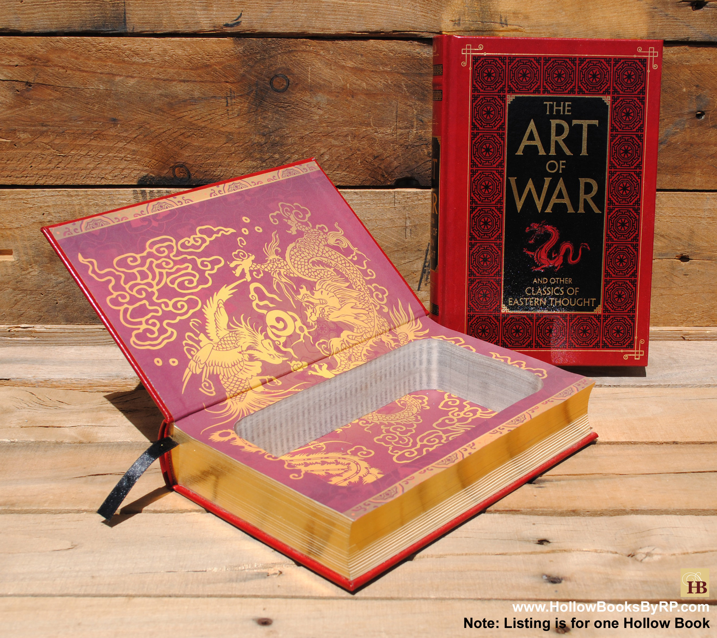 Hollow Book Safe - the Art of War - Leather Bound - Etsy