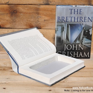 Hollow Book Safe - John Grisham - The Brethren - Hollow Secret Book