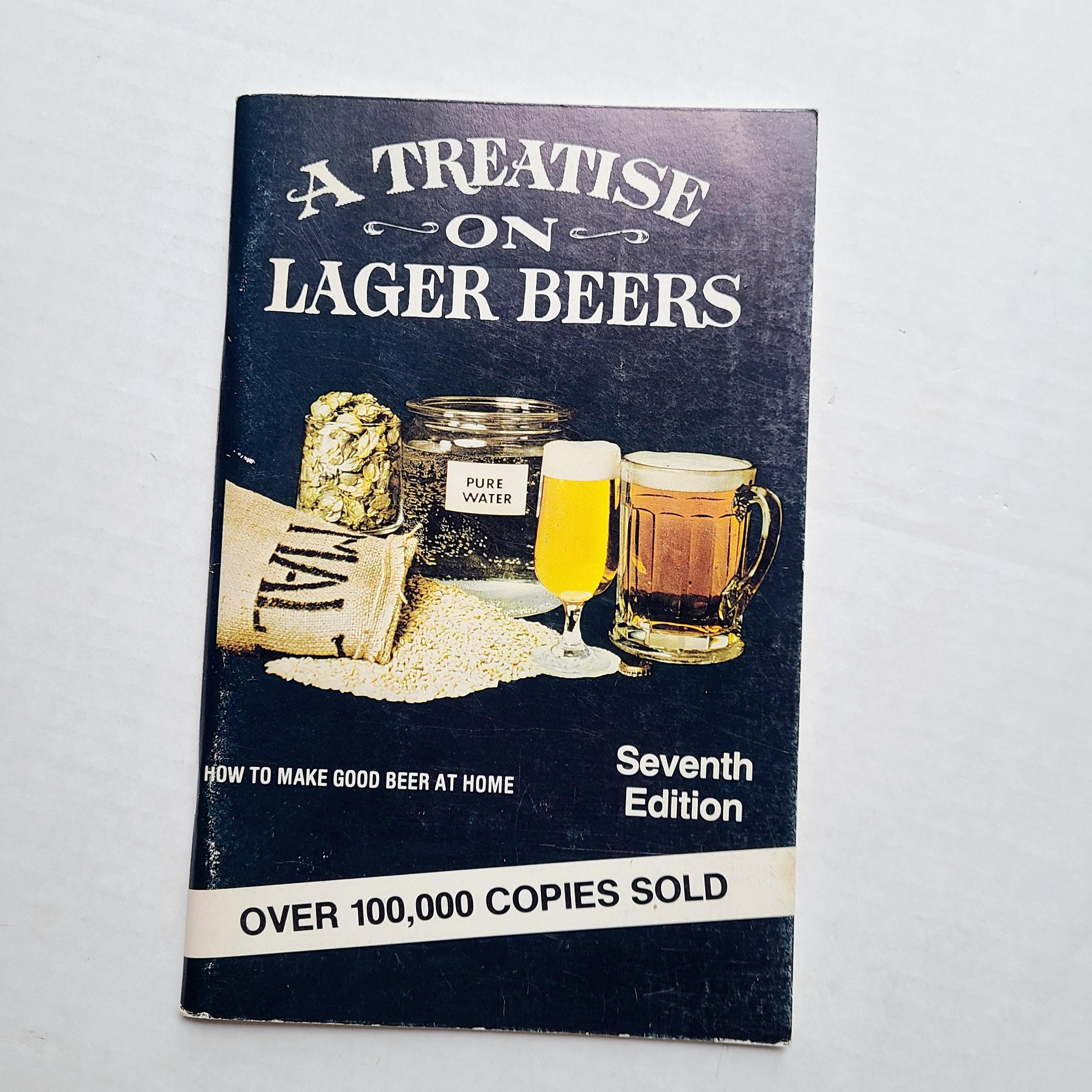 A Treatise On Lager Beers. Fred Eckhardt. 1980s 7th edition softcover. Home brewing. Craft beer.