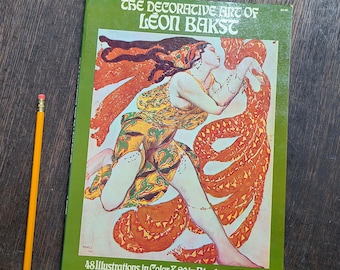 The Decorative Art of Leon Bakst. Dover softcover. Richly illustrated. Ballet Russes