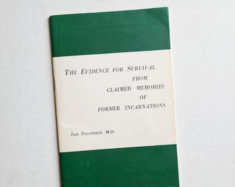 Ian Stevenson Reincarnation Essay: 1970 3rd Printing Booklet