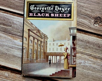 Black Sheep by Georgette Heyer. 1967 first US edition. Regency romance hardcover in jacket.