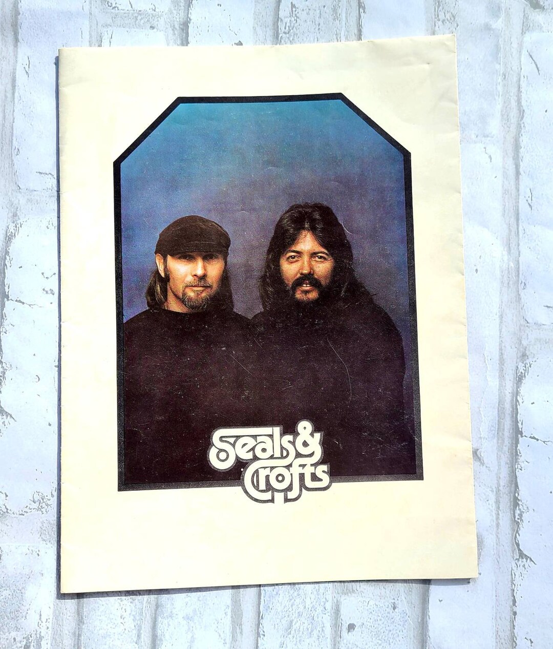 Seals and Crofts get Closer Poster. Unfolds to 36 X 24. Rock & Roll