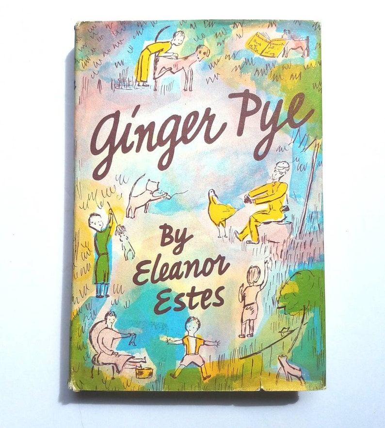 Ginger Pye by Eleanor Estes. Hardcover 1965 Reprint. Newbery Etsy Israel