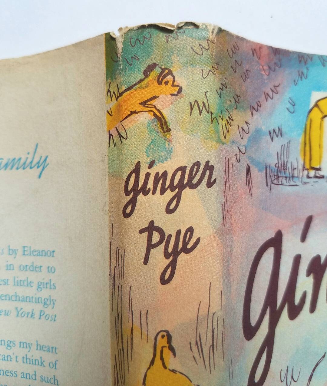 Ginger Pye by Eleanor Estes. Hardcover 1965 Reprint. Newbery Etsy UK