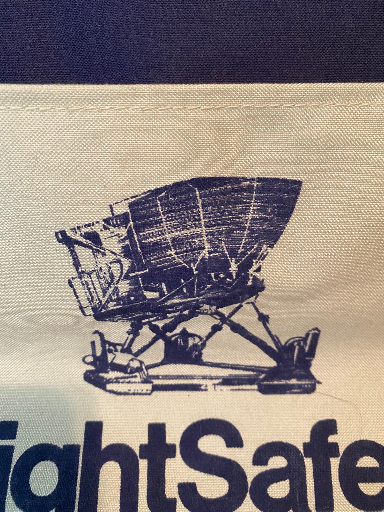 Vintage Flight Safety International Academy Canvas Tote Bag Etsy