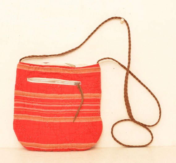 quilted fabric crossbody bag
