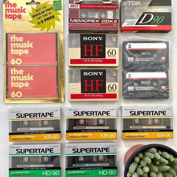 Blank Cassette Sealed Etsy