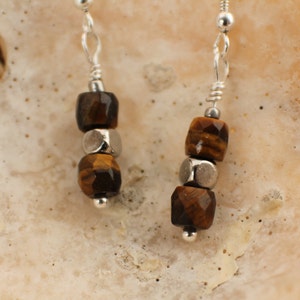 Tiger Eye Earrings image 2