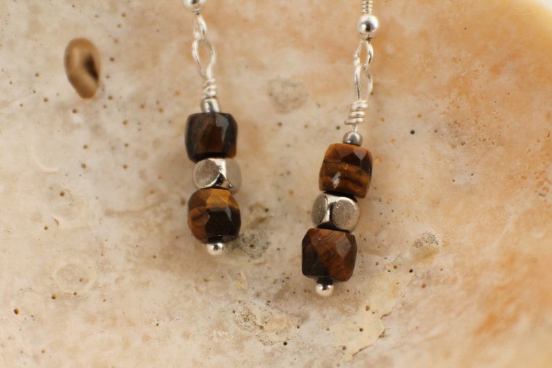 Tiger Eye Earrings image 2