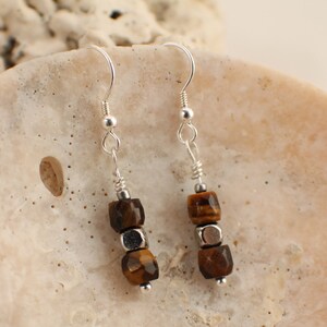 Tiger Eye Earrings image 1