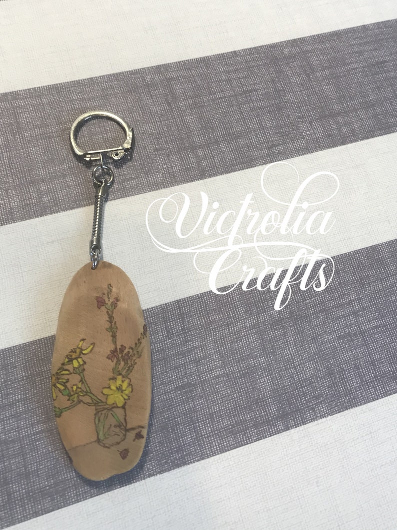 Pyrography Keychain - Pyrography Key Fob - Pyrography Purse Fob ...