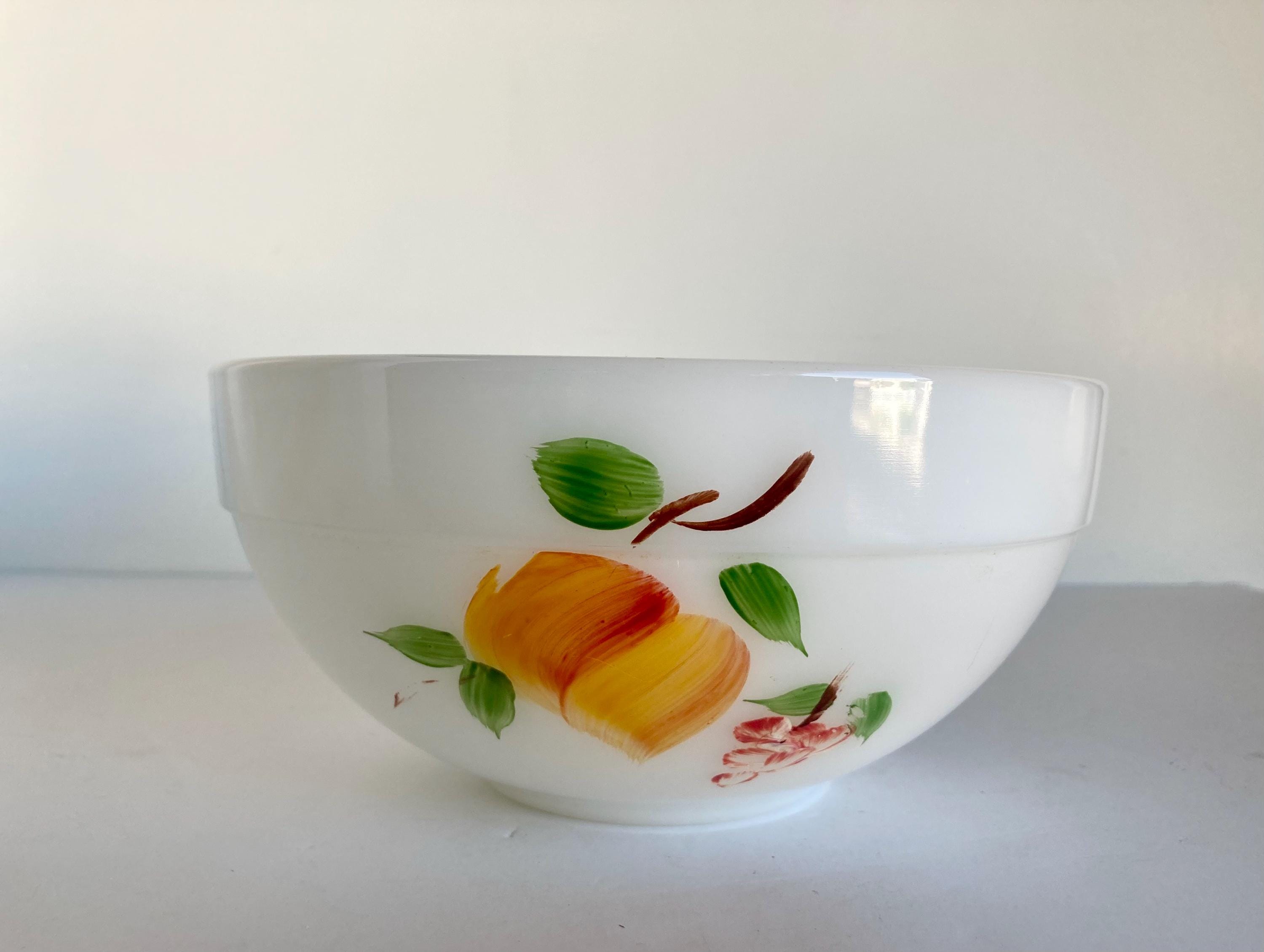 Fire King Fruit Mixing Bowls - Etsy