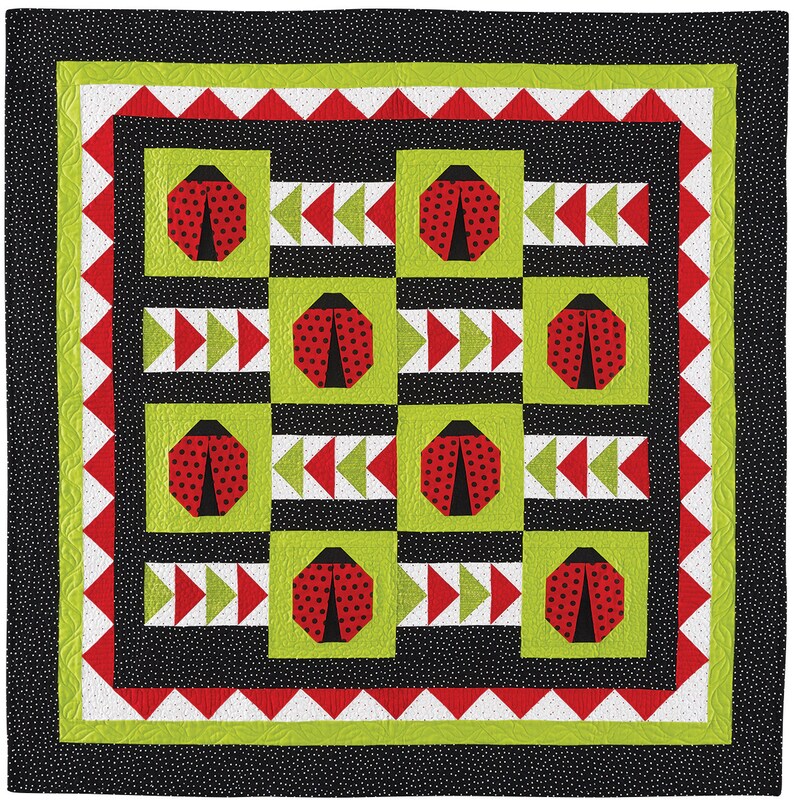 Lady Bugs Quilt Pattern Etsy