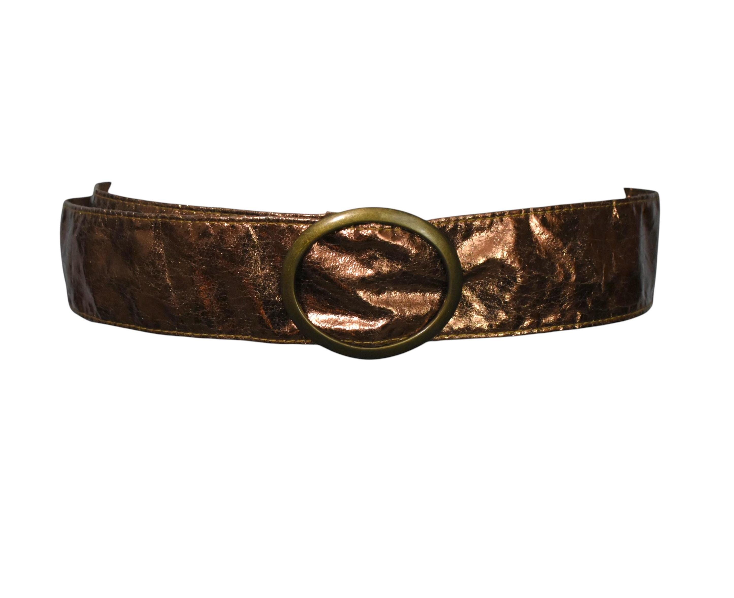 Copper dipped in real silver belt. Long length, adjustable! Unique Belt - Mexican Ranger with Copper & Silver, CJMAHBB16-02 main image 2