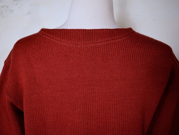 Vintage 40s Sweater Badger Hand Knit Hosiery Co R… - image 3