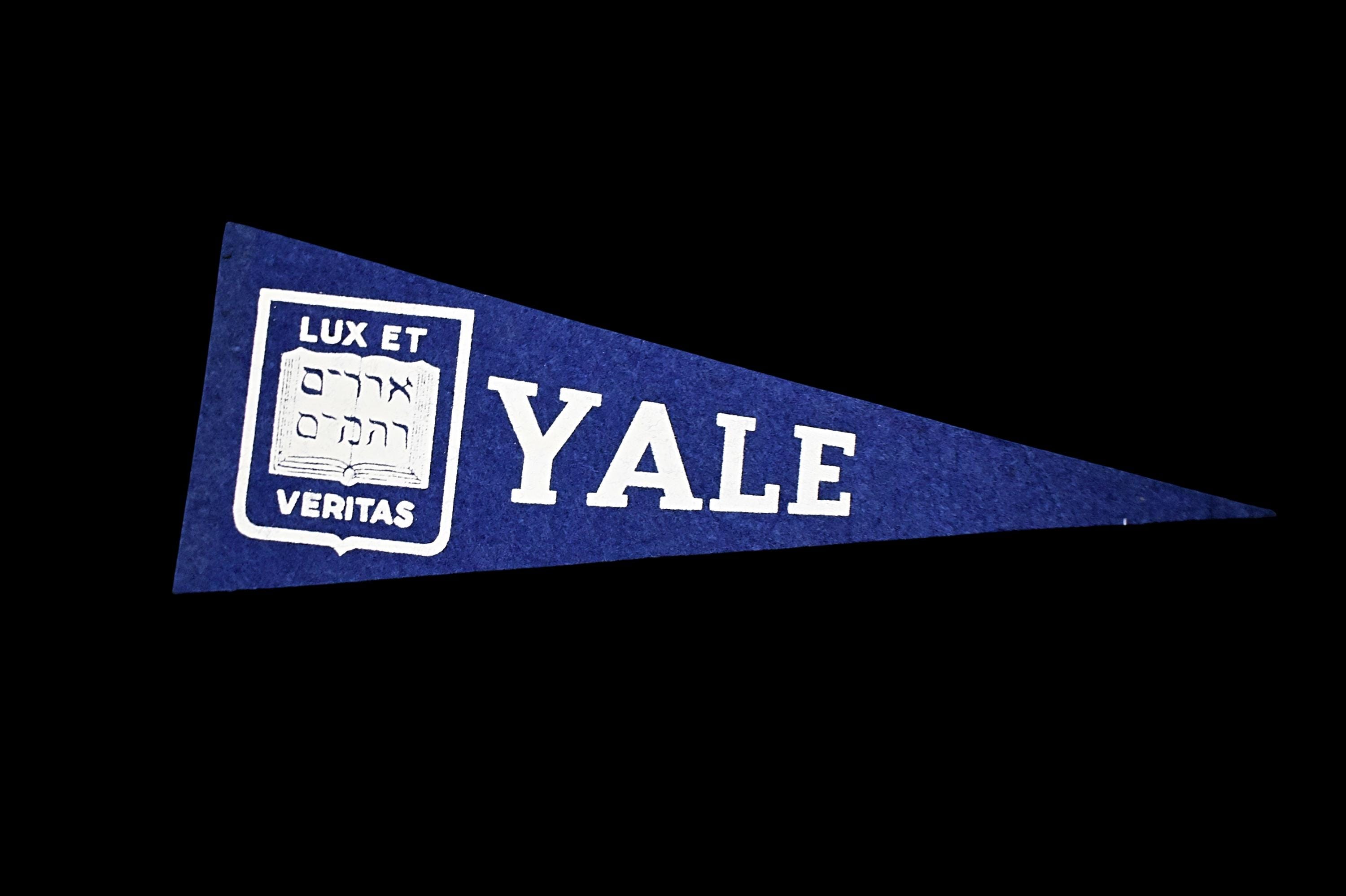 Vintage Yale Banner - Etsy