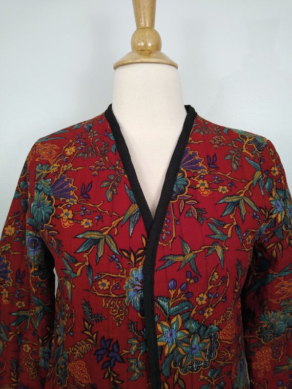 Vintage 70s Jacket  AJ Bari Cottagecore Quilted C… - image 5