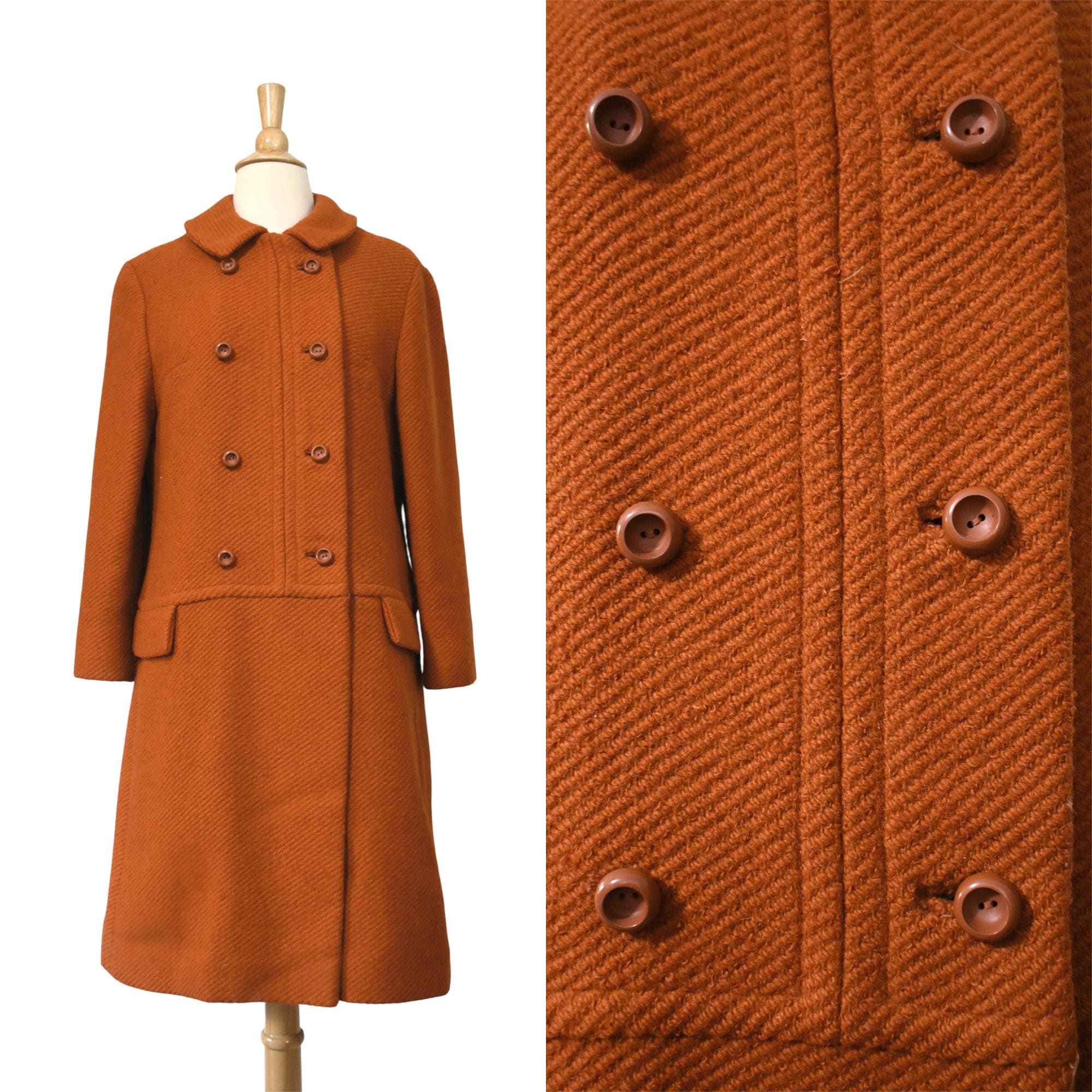 ジャケット・アウター FUJI TWEED CLASSIC COAT BROWN size 6 ジャケット・アウター FUJI TWEED CLASSIC COAT BROWN size 6