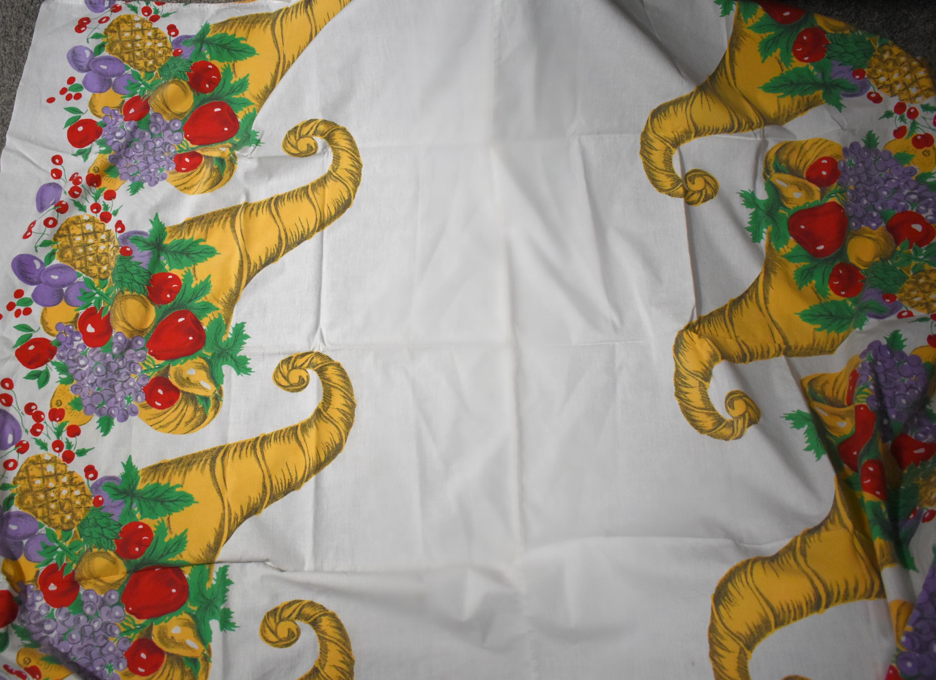 ヴィンテージ 40年代 テーブルクロス ノベルティ キッチュ リンゴ