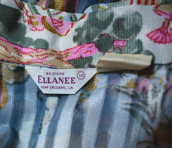 Vintage 70s Shirt Ellanee New Orleans Scenic Nove… - image 9