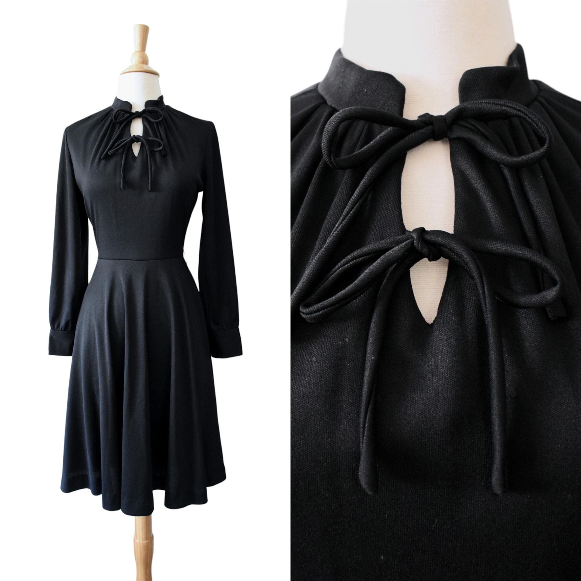 Black Swing Dress - Etsy
