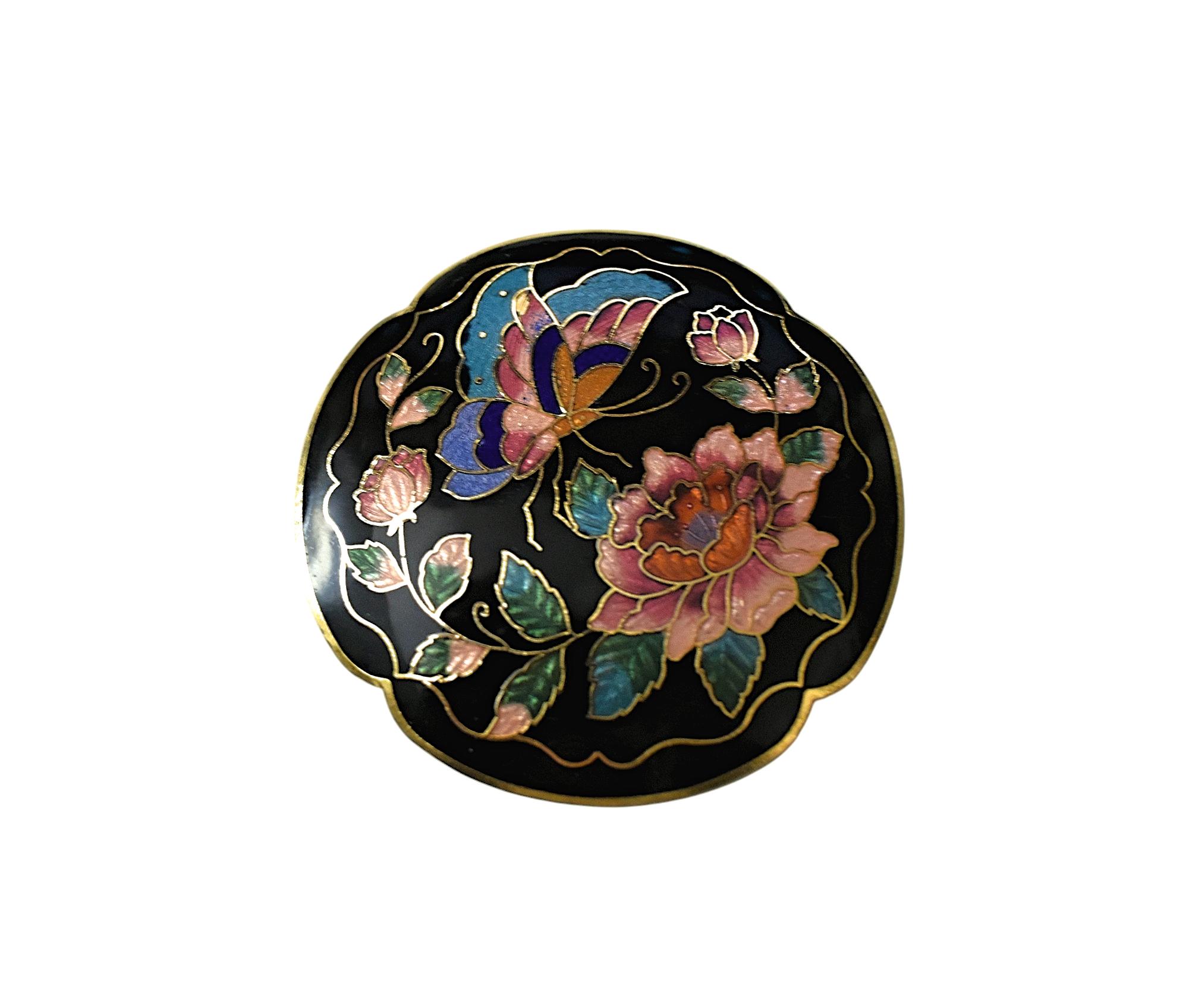 Vintage Cloisonné Enamel Buckle Stretch Belts Lot 5 Asian Motif Floral Elephant Cloisonne Belt - Etsy main image 3