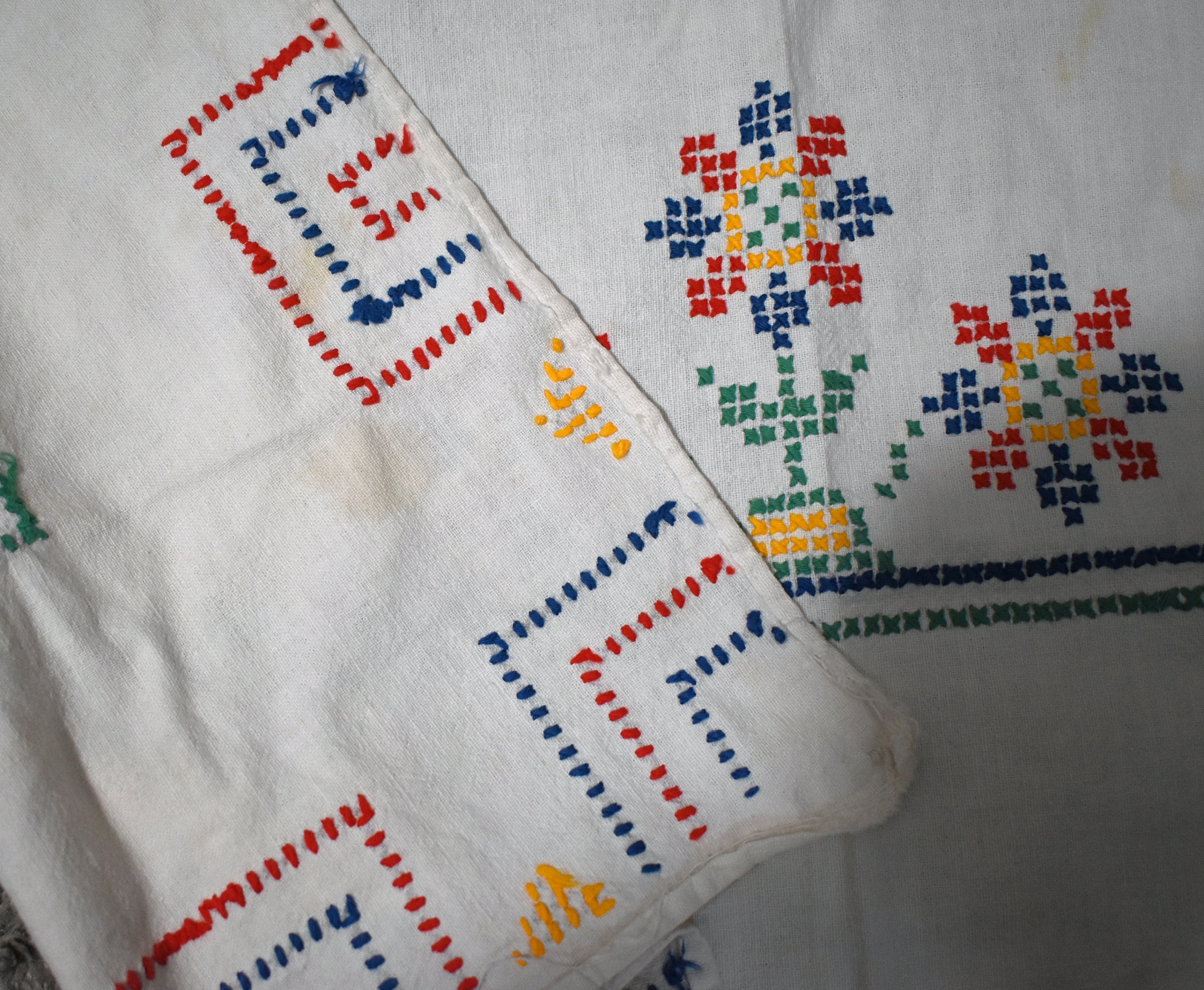 Beautiful Hand Embroidered Dragon Shirt Upcycled Using