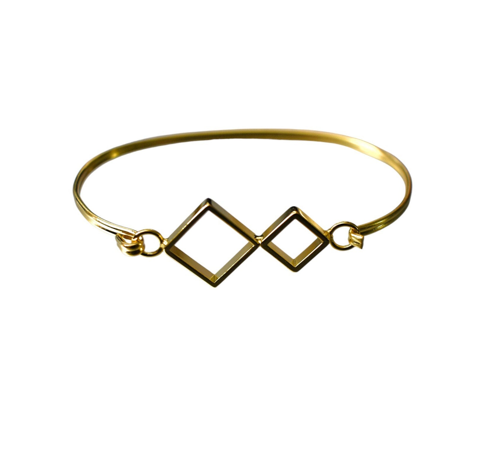 ヴィンテージ 80年代 ブレスレット デッドストック 香港 MCM 幾何学