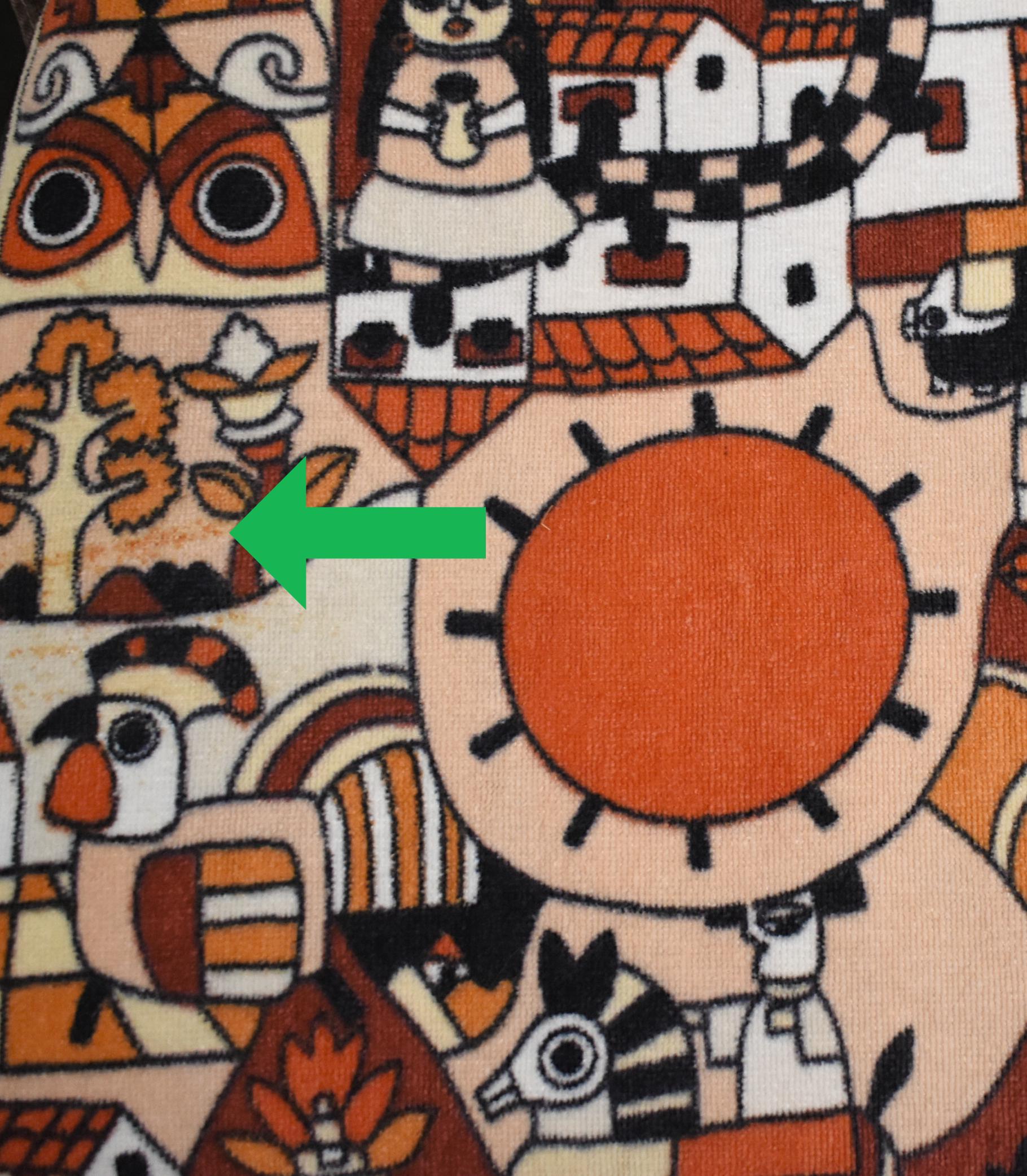 Vintage 70s Towel Fernando 77 La Palma El Salvador Hilasal Novelty