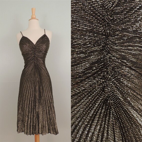 Vintage 70s Dress / New Leaf by Samir Travilla Sty