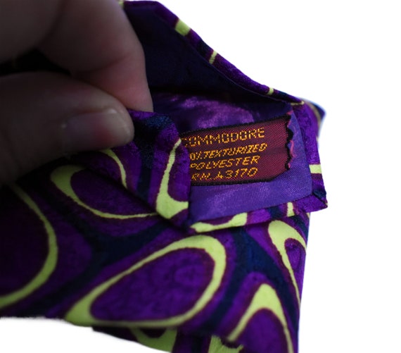 Vintage 60s Tie 70s Mens MOD Gino Pompeii Italy O… - image 3