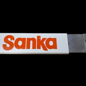 Vintage 70s Tool Pacific Handy Box Cutter Advertisement Novidade Presente Sanka Coffee Straight Edge Navalha Lâmina de Barbear Conjunto de Presente Masculino de Bolso