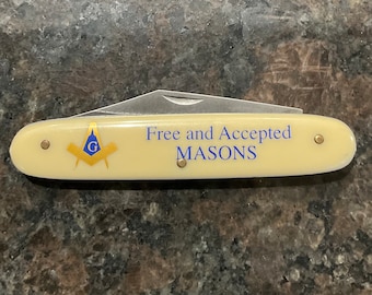 Vintage Masons Knife by Frost Cutlery #4822