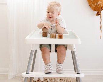 SHIPS Next Day IKEA Highchair Footrest, Easy Clean, One Size Fits All, Adjustable Footrest for Ikea Antilop Highchair, Dishwasher Safe