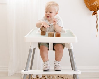 IKEA Highchair Footrest, Easy Clean, One Size Fits All, Adjustable Footrest for Ikea Antilop Highchair, Dishwasher Safe