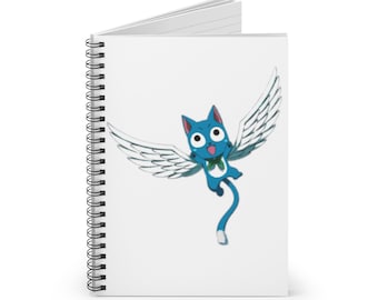 Happy FairyTale Natsu Anime Composition Spiral Notebook Journal - Ruled Line