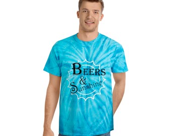 Beers & Sunshine Tie-Dye Tee, Cyclone